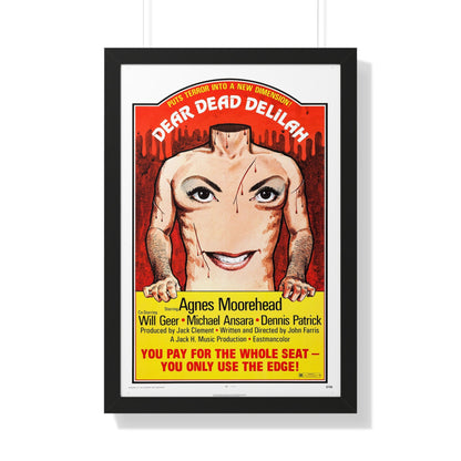 DEAR DEAD DELILAH 1972 - Framed Movie Poster-20" x 30"-The Sticker Space