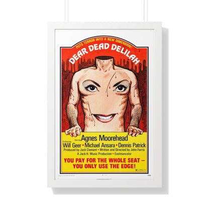 DEAR DEAD DELILAH 1972 - Framed Movie Poster-20" x 30"-The Sticker Space