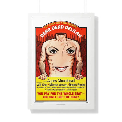 DEAR DEAD DELILAH 1972 - Framed Movie Poster - The Sticker Space