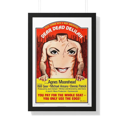 DEAR DEAD DELILAH 1972 - Framed Movie Poster - The Sticker Space