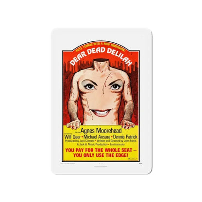 DEAR DEAD DELILAH 1972 Movie Poster - Refrigerator Magnet 4 Inch - The Sticker Space