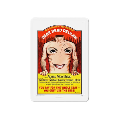 DEAR DEAD DELILAH 1972 Movie Poster - Refrigerator Magnet 6 Inch - The Sticker Space