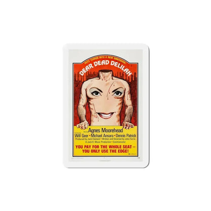Dear Dead Delilah 1972 Movie Poster Refrigerator Magnet 6 Inch - The Sticker Space