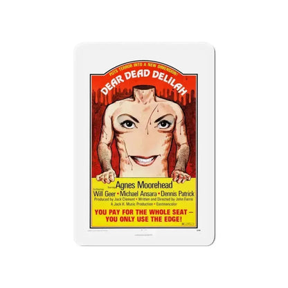 DEAR DEAD DELILAH 1972 Movie Poster - Refrigerator Magnet - The Sticker Space