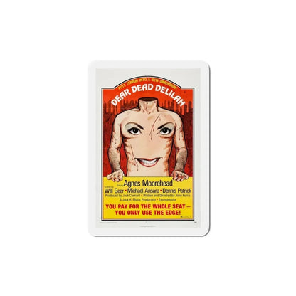 Dear Dead Delilah 1972 Movie Poster Refrigerator Magnet - The Sticker Space