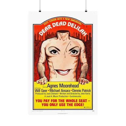 DEAR DEAD DELILAH 1972 - Paper Movie Poster 24″ x 36″ Matte - The Sticker Space
