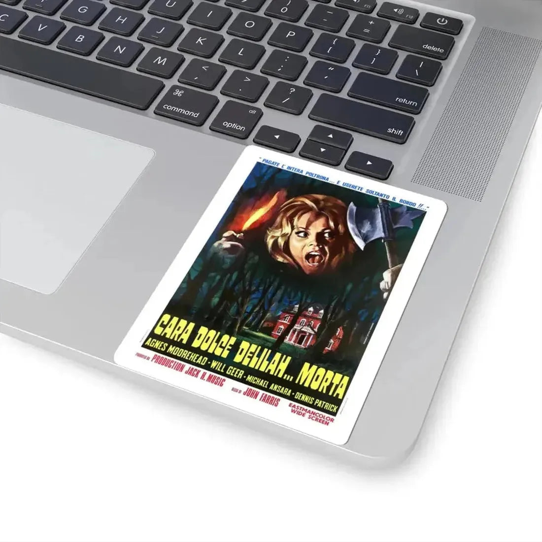 DEAR DEAD DELILAH (ITALIAN) 1972 Movie Poster - STICKER Vinyl Kiss-Cut Decal - The Sticker Space