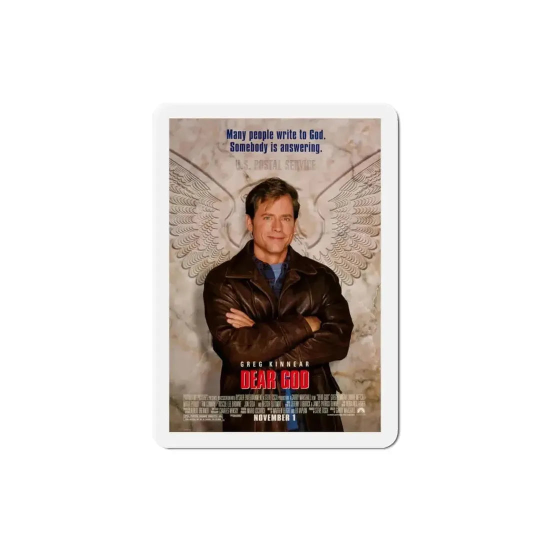 Dear God 1996 Movie Poster Refrigerator Magnet - The Sticker Space