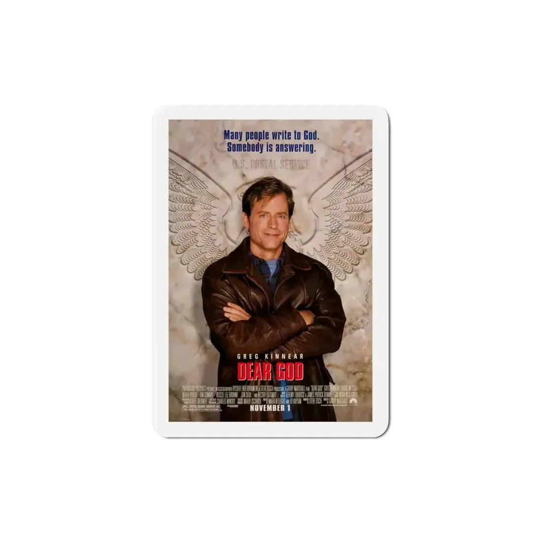 Dear God 1996 Movie Poster Refrigerator Magnet - The Sticker Space