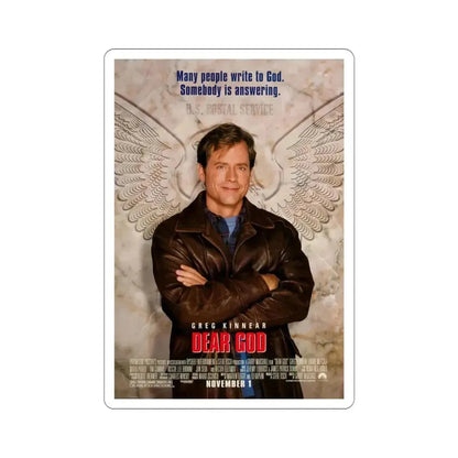 Dear God 1996 Movie Poster STICKER Vinyl Die-Cut Decal 4 Inch - The Sticker Space