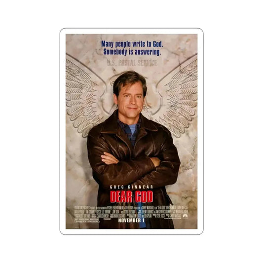 Dear God 1996 Movie Poster STICKER Vinyl Die-Cut Decal 6 Inch - The Sticker Space