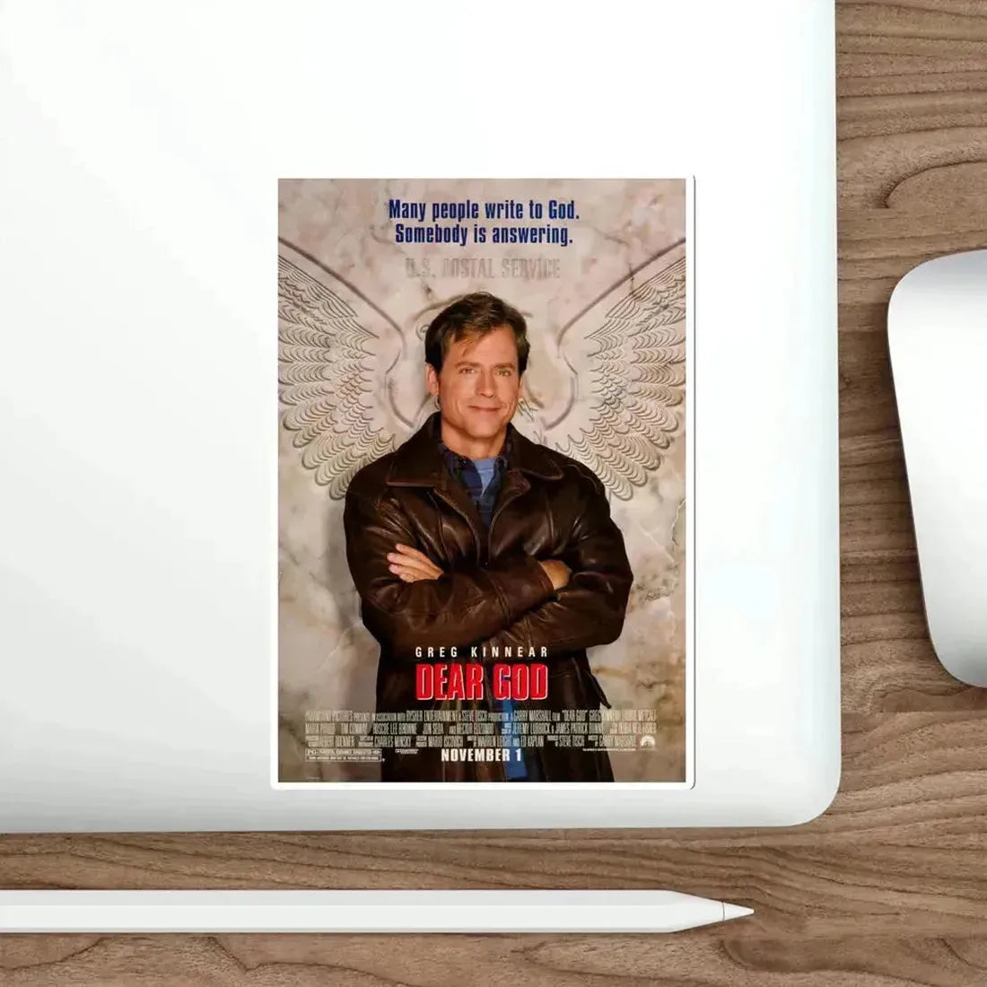 Dear God 1996 Movie Poster STICKER Vinyl Die-Cut Decal - The Sticker Space