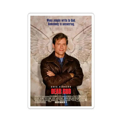 Dear God 1996 Movie Poster - STICKER Vinyl Kiss-Cut Decal 3 Inch White - The Sticker Space