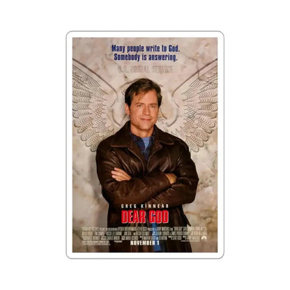 Dear God 1996 Movie Poster - STICKER Vinyl Kiss-Cut Decal 6 Inch White - The Sticker Space