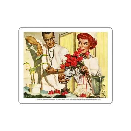 Dear Little Fool, 1949 (Magazine Illustration) STICKER Vinyl Die-Cut Decal - The Sticker Space