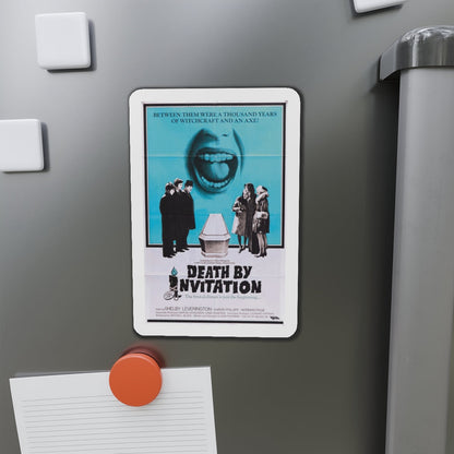 DEATH BY INVITATION 1971 Movie Poster - Die-Cut Magnet-The Sticker Space