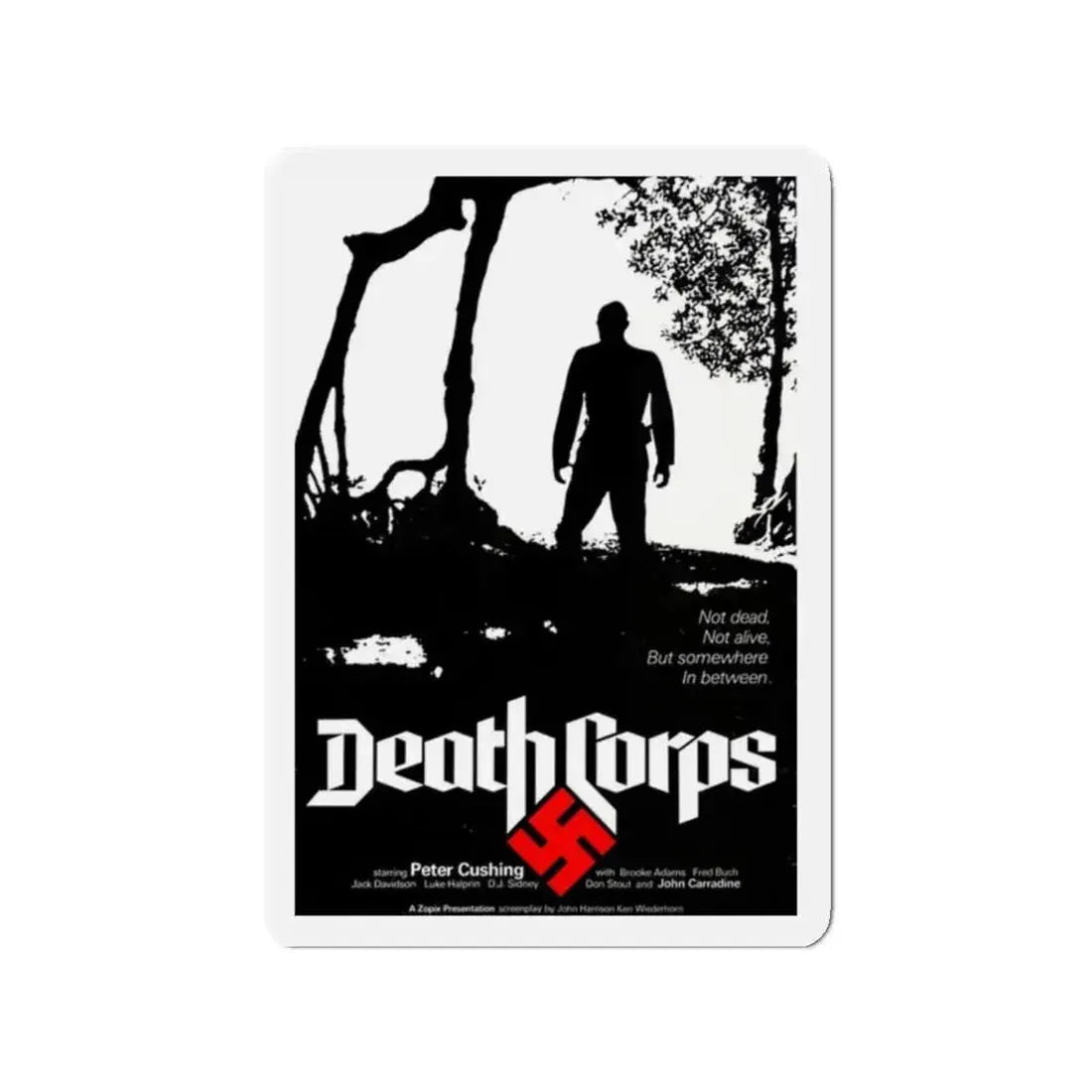 DEATH CORPS (SHOCK WAVES) 1977 Movie Poster - Refrigerator Magnet - The Sticker Space