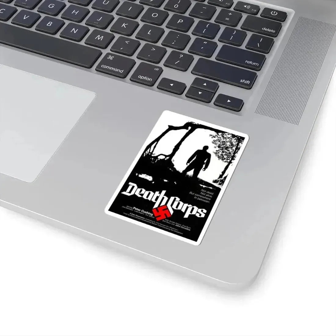 DEATH CORPS (SHOCK WAVES) 1977 Movie Poster - STICKER Vinyl Kiss-Cut Decal - The Sticker Space