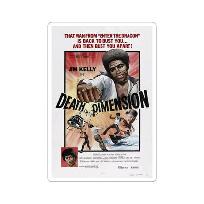 DEATH DIMENSION 1978 Movie Poster - STICKER Vinyl Kiss-Cut Decal - The Sticker Space