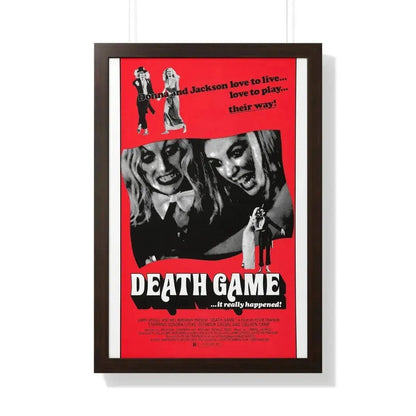 DEATH GAME 1977 - Framed Movie Poster - The Sticker Space