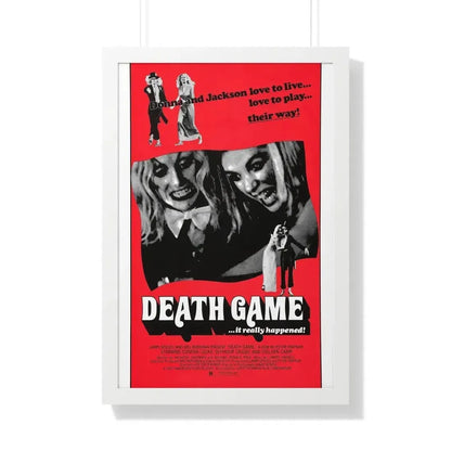 DEATH GAME 1977 - Framed Movie Poster - The Sticker Space