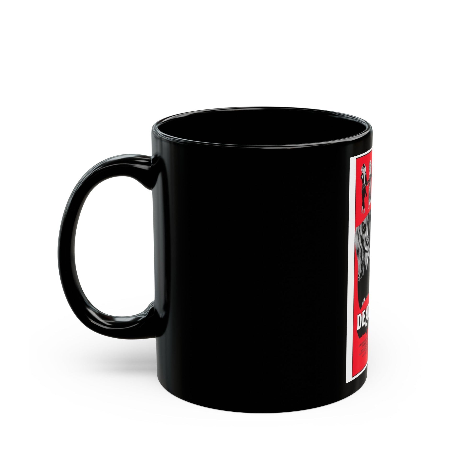 DEATH GAME 1977 Movie Poster - Black Coffee Mug-The Sticker Space