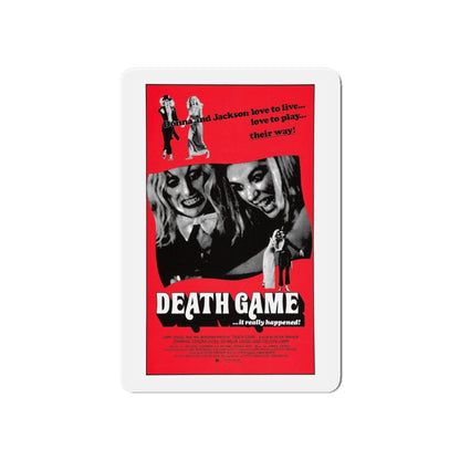 DEATH GAME 1977 Movie Poster - Die-Cut Magnet-6 × 6"-The Sticker Space