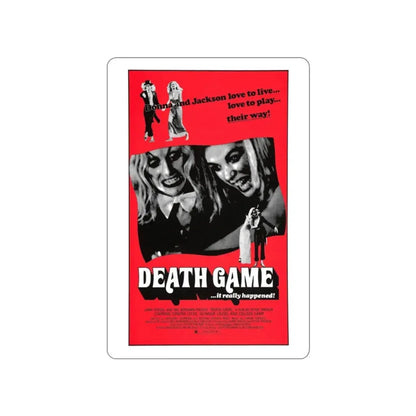 DEATH GAME 1977 Movie Poster STICKER Vinyl Die-Cut Decal - The Sticker Space