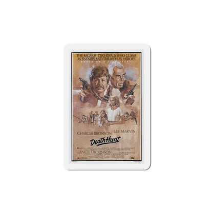 Death Hunt 1981 Movie Poster Refrigerator Magnet - The Sticker Space