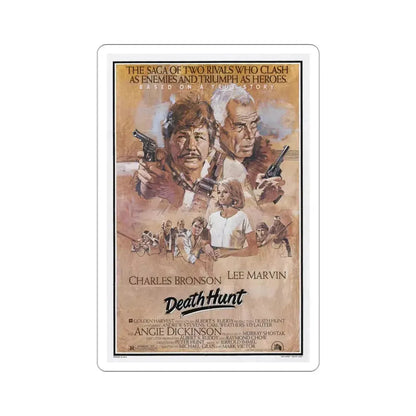 Death Hunt 1981 Movie Poster STICKER Vinyl Die-Cut Decal 3 Inch - The Sticker Space