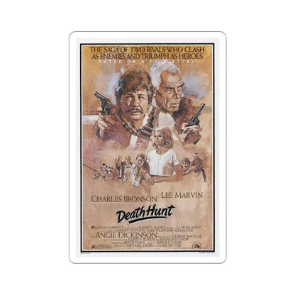 Death Hunt 1981 Movie Poster STICKER Vinyl Die-Cut Decal 4 Inch - The Sticker Space