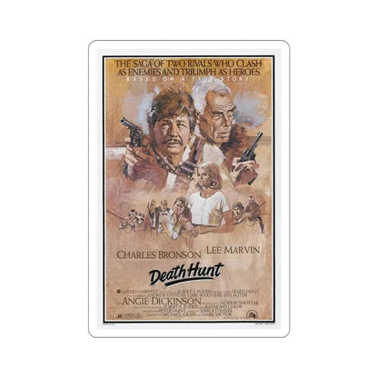 Death Hunt 1981 Movie Poster STICKER Vinyl Die-Cut Decal 5 Inch - The Sticker Space