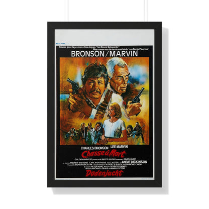 DEATH HUNT (BELGIAN) 1981 - Framed Movie Poster-20" x 30"-The Sticker Space