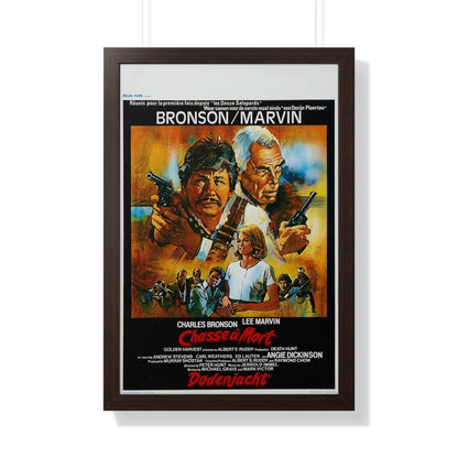 DEATH HUNT (BELGIAN) 1981 - Framed Movie Poster-20" x 30"-The Sticker Space