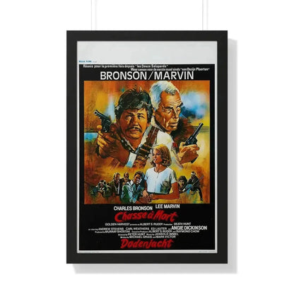 DEATH HUNT (BELGIAN) 1981 - Framed Movie Poster - The Sticker Space
