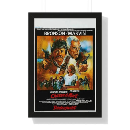 DEATH HUNT (BELGIAN) 1981 - Framed Movie Poster - The Sticker Space