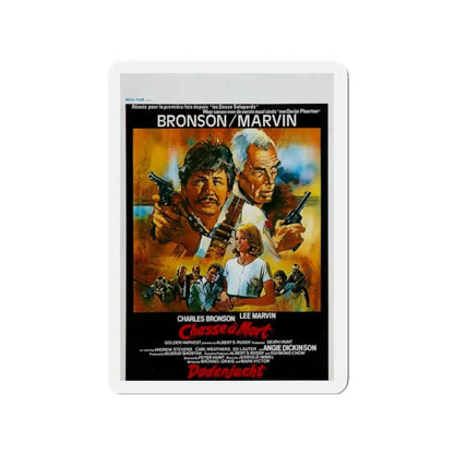 DEATH HUNT (BELGIAN) 1981 Movie Poster - Refrigerator Magnet 2 Inch - The Sticker Space