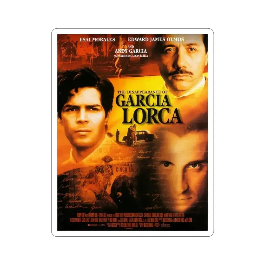 Death in Granada 1996 Movie Poster STICKER Vinyl Die-Cut Decal - The Sticker Space