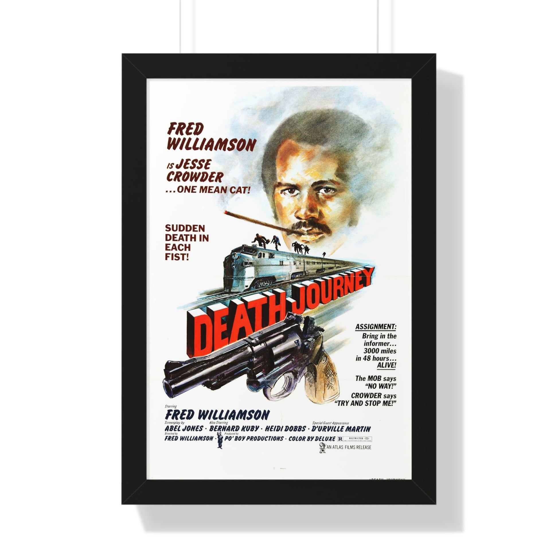 DEATH JOURNEY 1976 - Framed Movie Poster-16″ x 24″-The Sticker Space