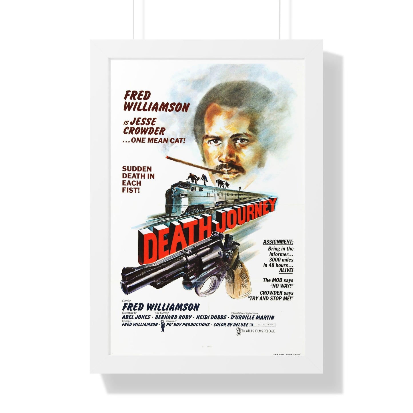 DEATH JOURNEY 1976 - Framed Movie Poster-16″ x 24″-The Sticker Space