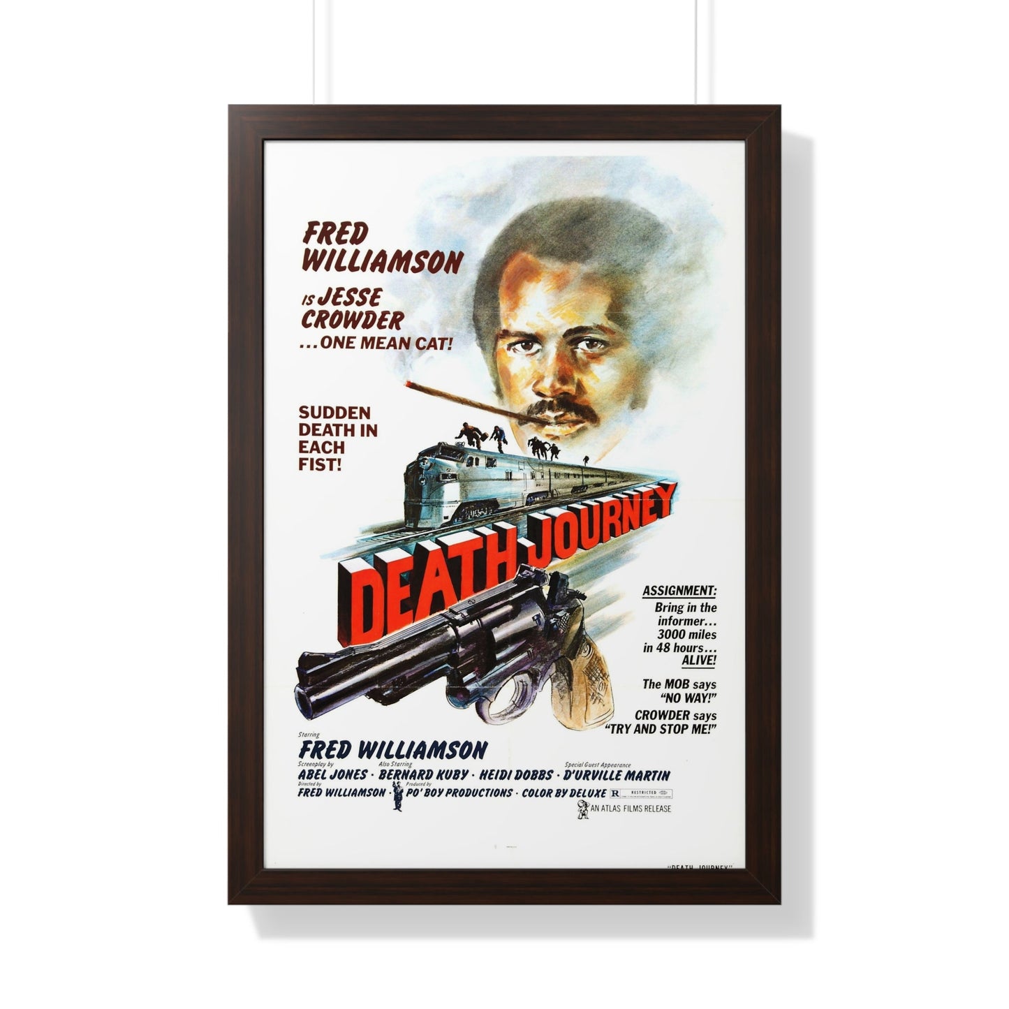 DEATH JOURNEY 1976 - Framed Movie Poster-20" x 30"-The Sticker Space