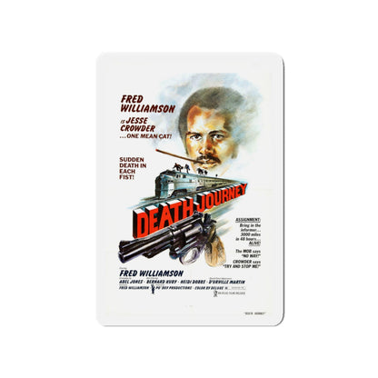 DEATH JOURNEY 1976 Movie Poster - Die-Cut Magnet-4" x 4"-The Sticker Space