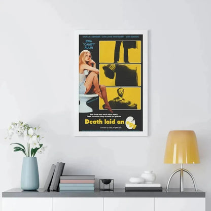 DEATH LAID AN EGG 1968 - Framed Movie Poster - The Sticker Space