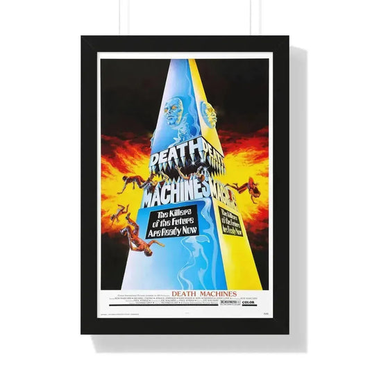 DEATH MACHINES 1976 - Framed Movie Poster 16″ x 24″ Black - The Sticker Space