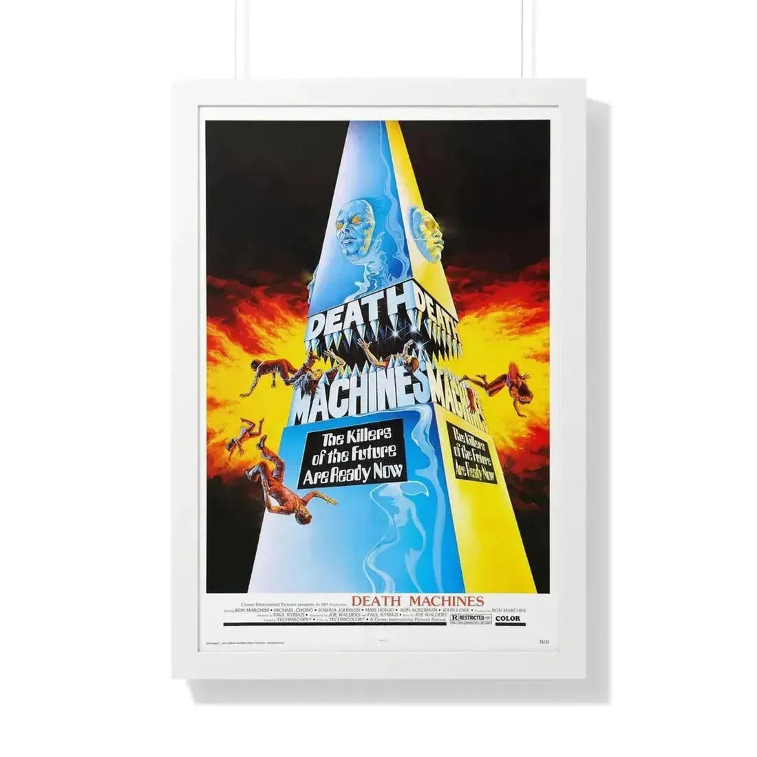 DEATH MACHINES 1976 - Framed Movie Poster - The Sticker Space