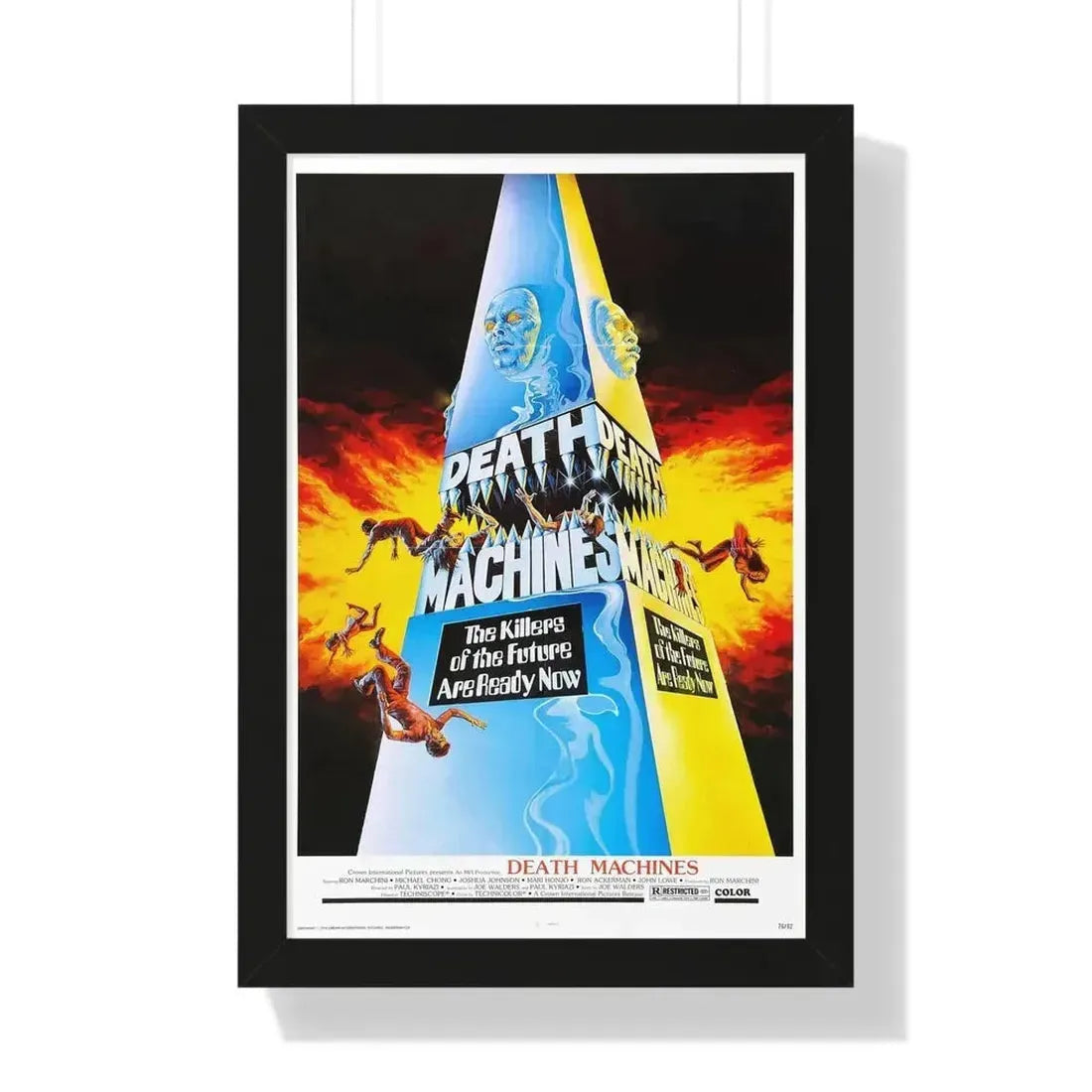 DEATH MACHINES 1976 - Framed Movie Poster - The Sticker Space