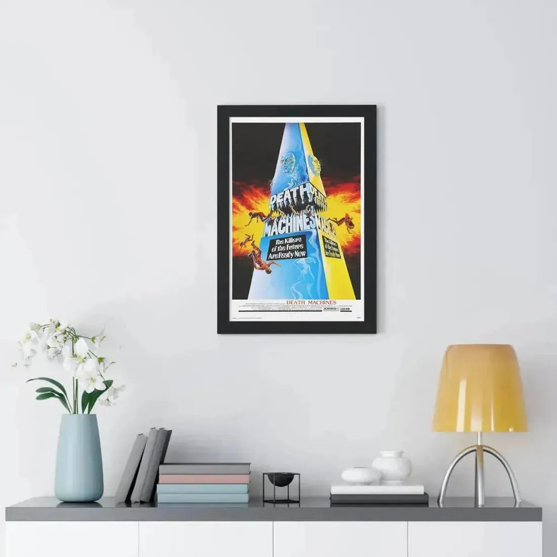 DEATH MACHINES 1976 - Framed Movie Poster - The Sticker Space