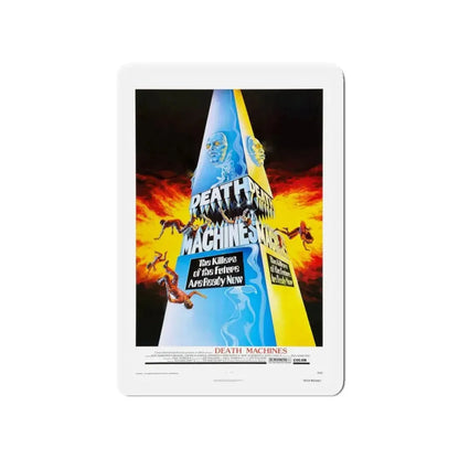 DEATH MACHINES 1976 Movie Poster - Refrigerator Magnet 4 Inch - The Sticker Space