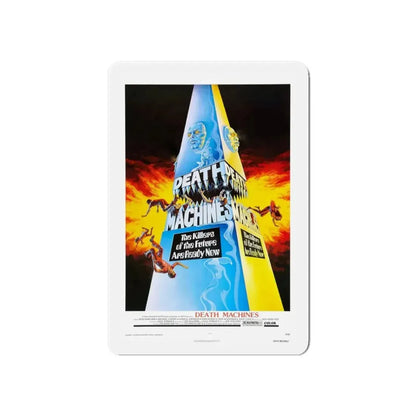 DEATH MACHINES 1976 Movie Poster - Refrigerator Magnet 6 Inch - The Sticker Space