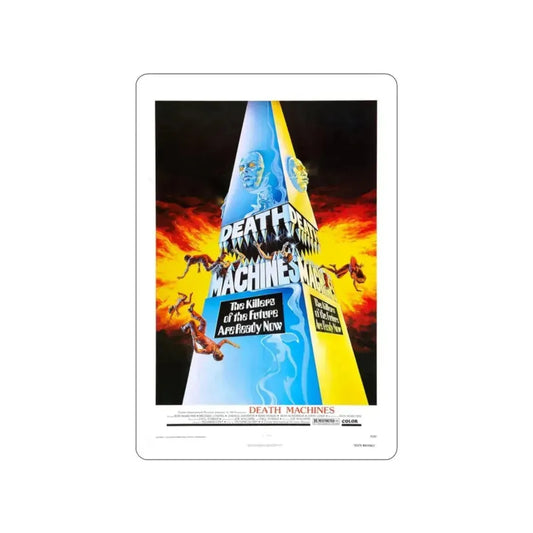 DEATH MACHINES 1976 Movie Poster STICKER Vinyl Die-Cut Decal 2 Inch - The Sticker Space